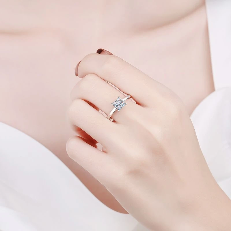 [南非优钻】NFYZ  周家四爪戒指  0.5CT