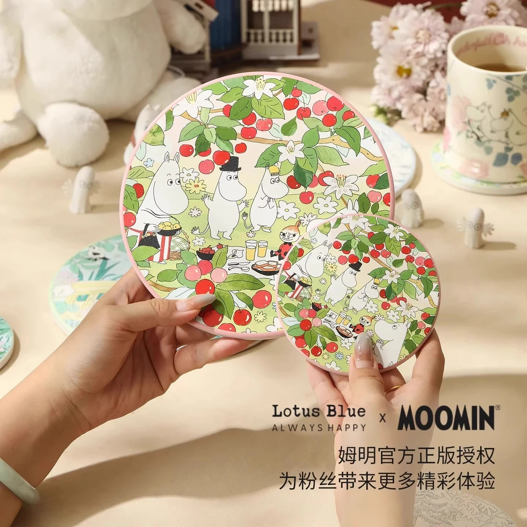 moomin姆明陶瓷耐高温卡通可爱厨房隔热垫杯垫锅垫生日乔迁礼物