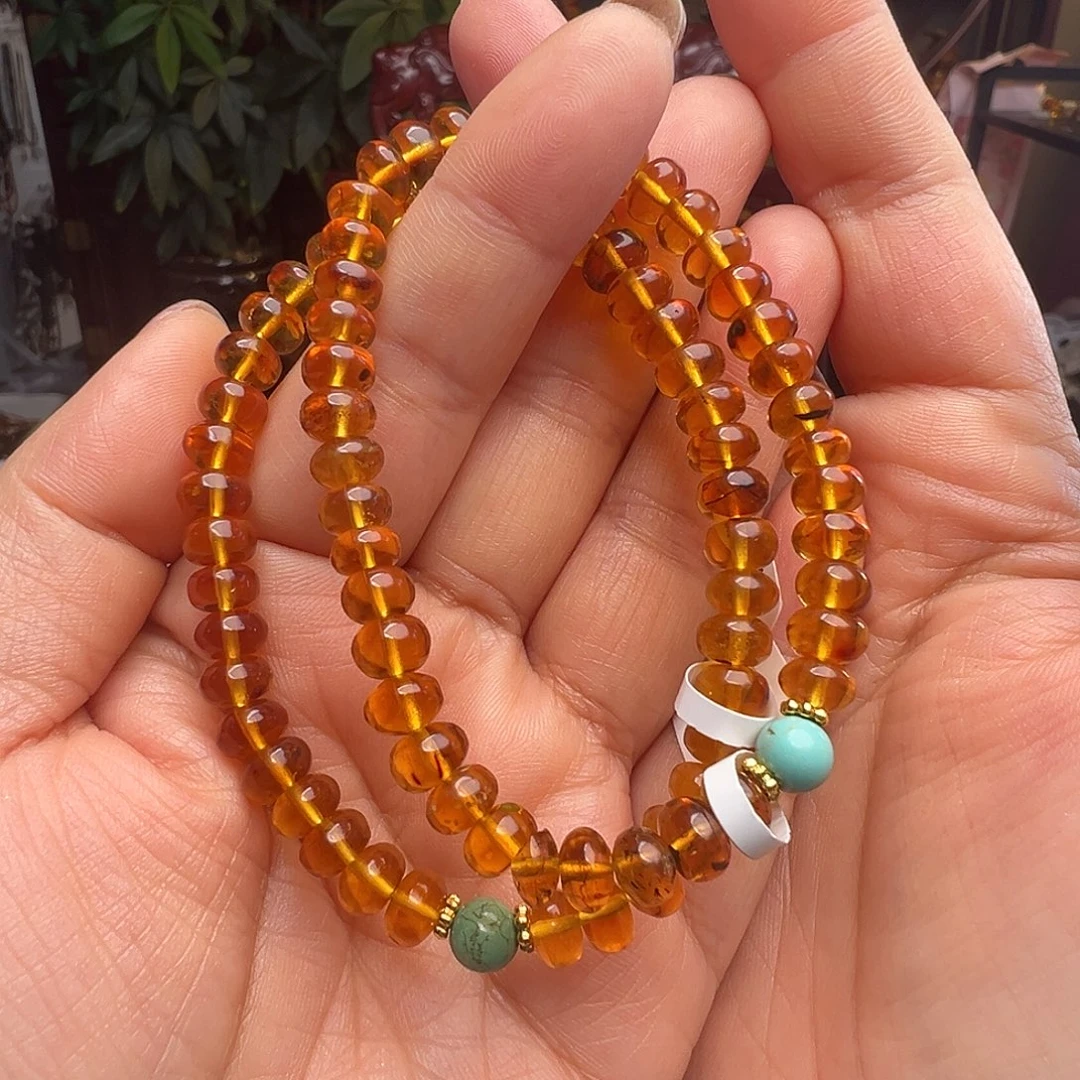 琥珀未镶嵌裸石抚顺琥珀10487-2六多样性发其一