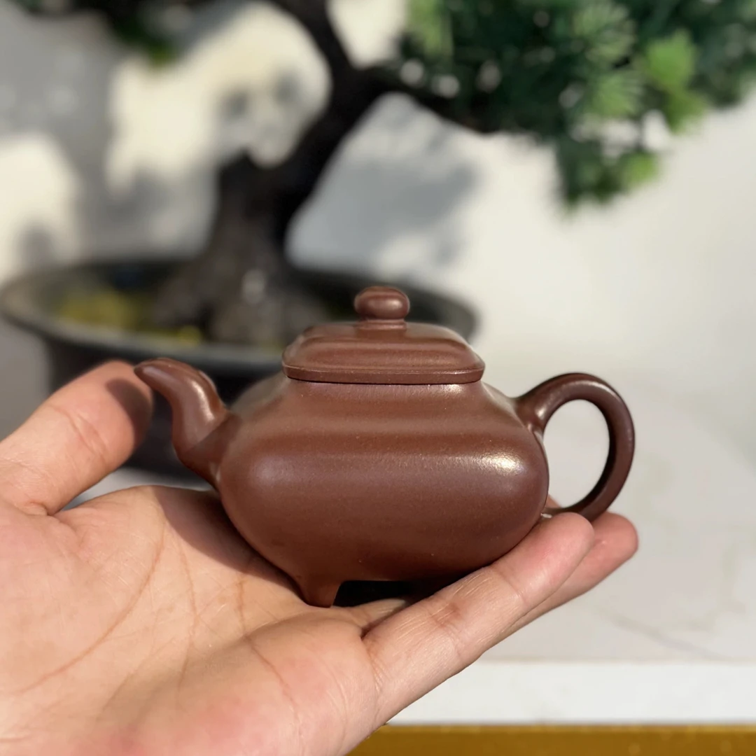 宜兴紫砂壶全手工原矿底槽青当代名家小容量传炉140CC