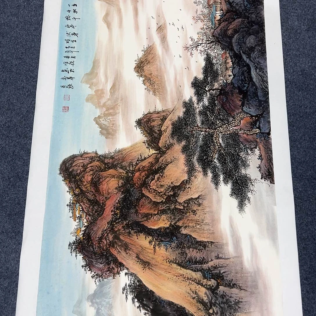 国画国画宣纸纯手绘作品