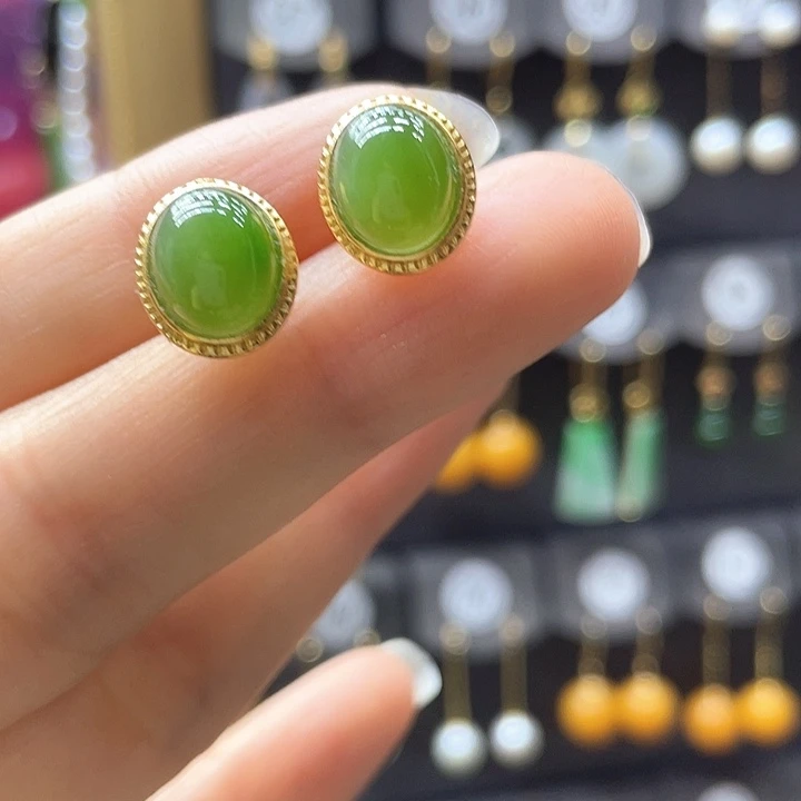 和田玉银S925镶嵌颈饰