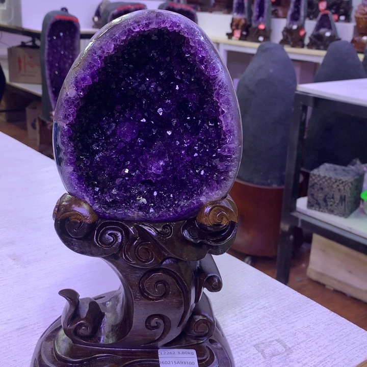 紫晶大型摆件（非配饰）未镶嵌虎*静静
