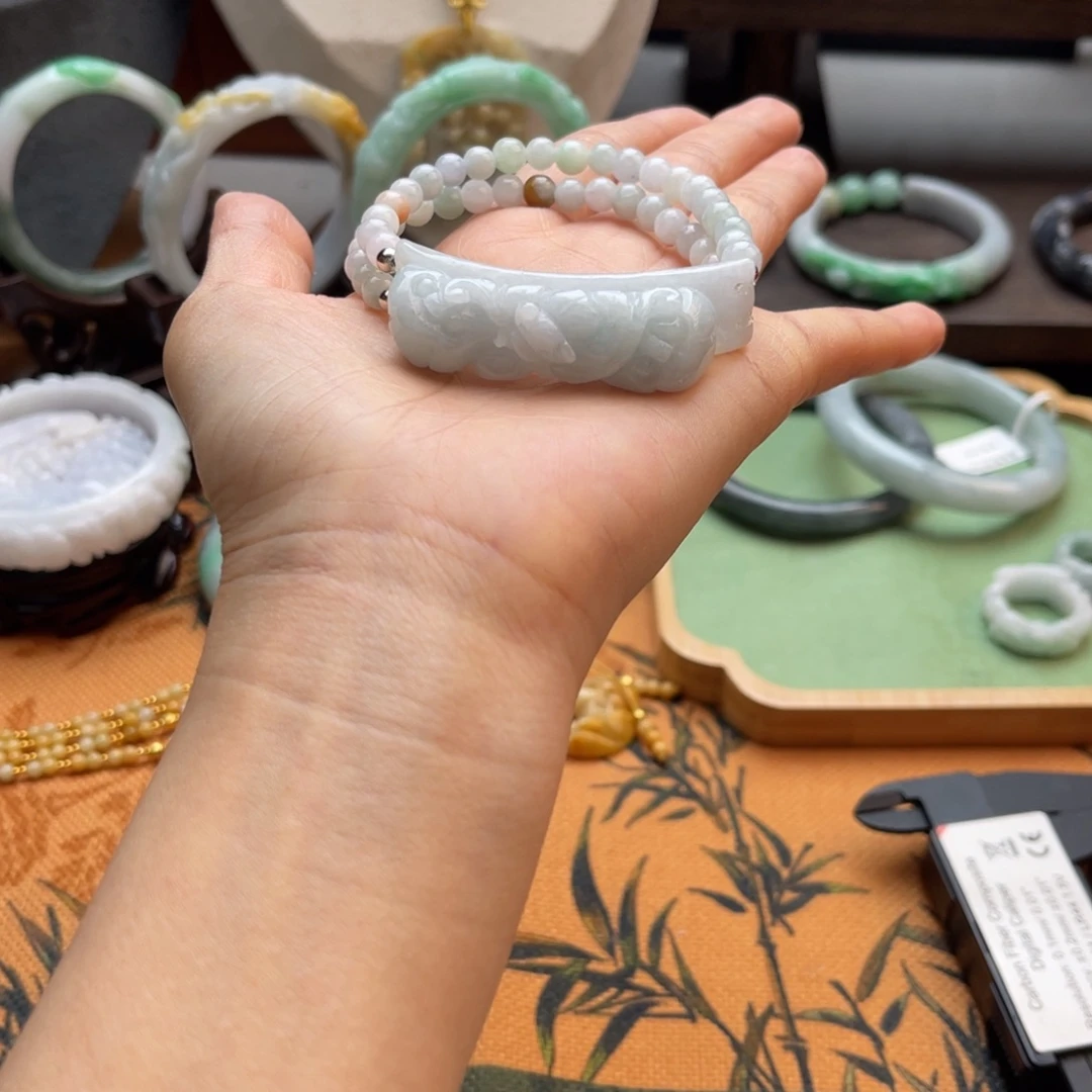 翡翠未镶嵌手链手链