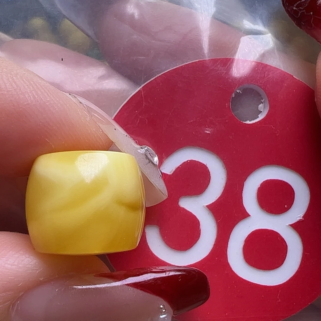 蜜蜡未镶嵌珠宝奇石微瑕12.5mm直切