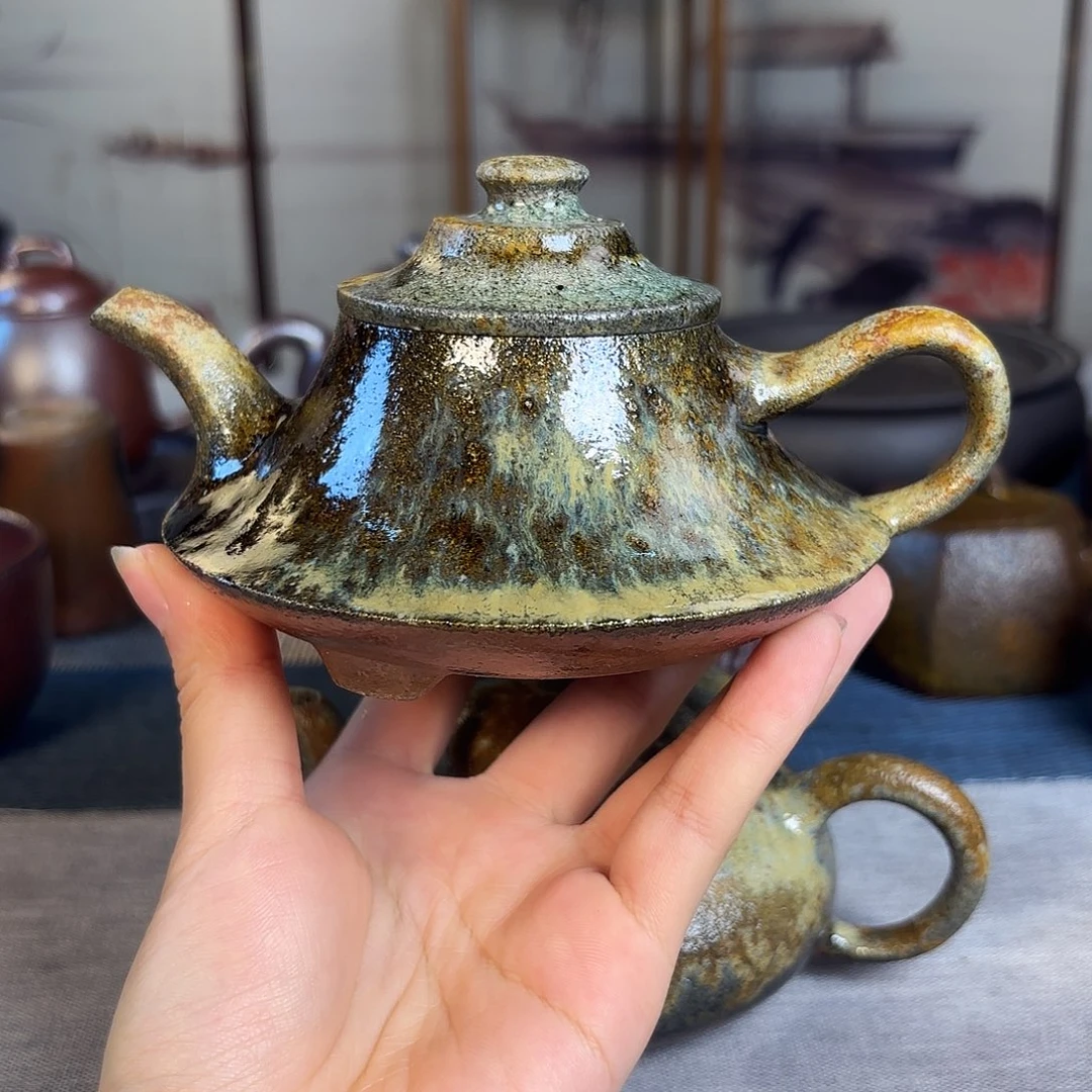 茶壶紫砂柴烧紫砂壶云炉