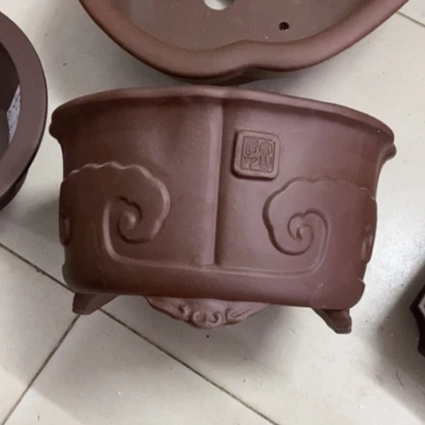 紫砂宜兴紫砂花盆