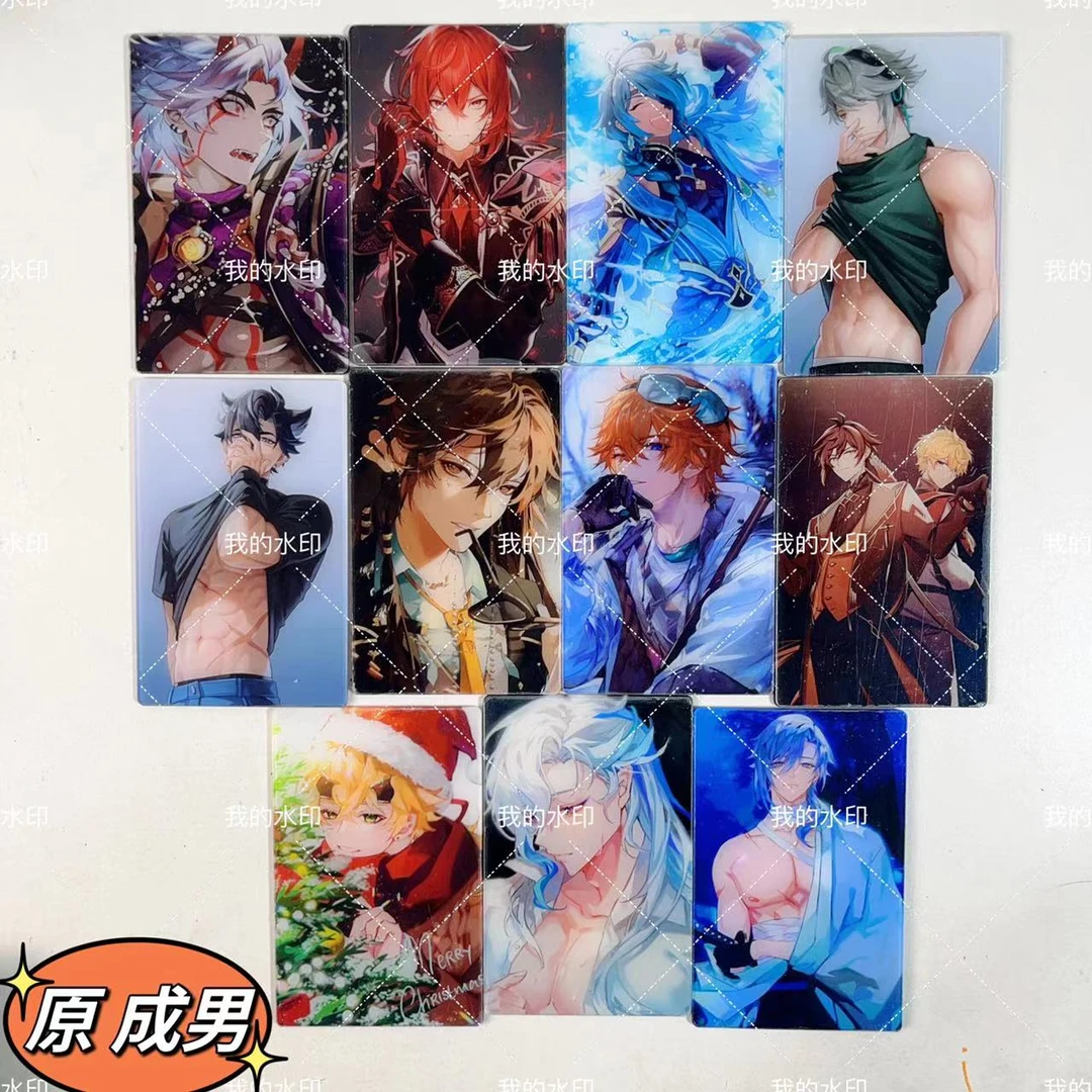 【8.5*5.5亚克力小卡可活】【人物对对砰】芙宁娜钟离达达利亚魈万叶