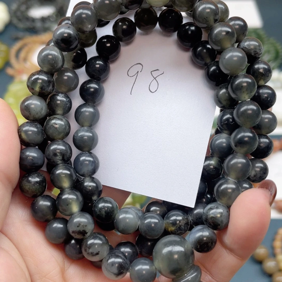 未镶嵌蛇纹石玉手串