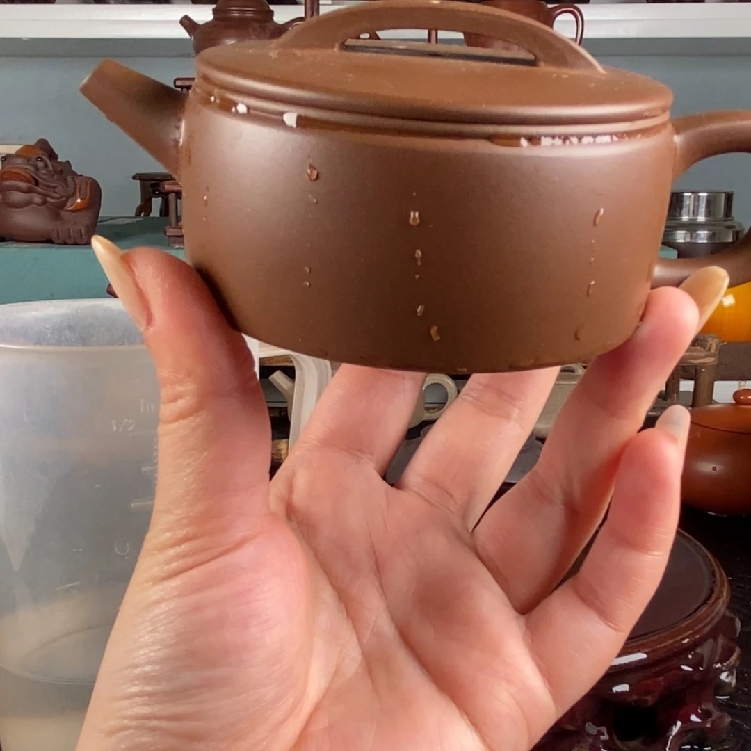 紫砂茶壶150。 底槽清 汉瓦