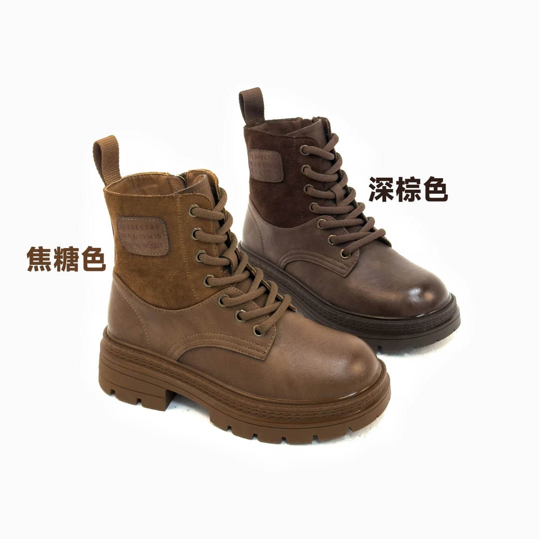 胖哥精选女鞋定制短靴998（跟高4cm左右 筒高12cm左右）