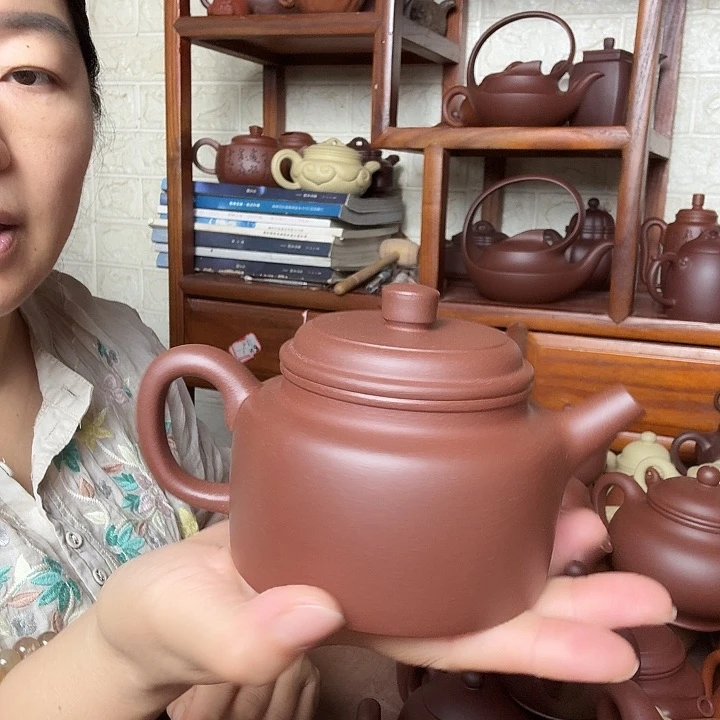 茶壶紫砂德钟300cc精工半手