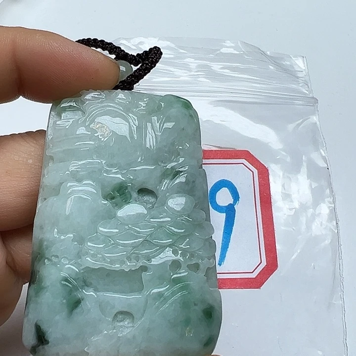 翡翠未镶嵌吊坠(不含链)耀***净