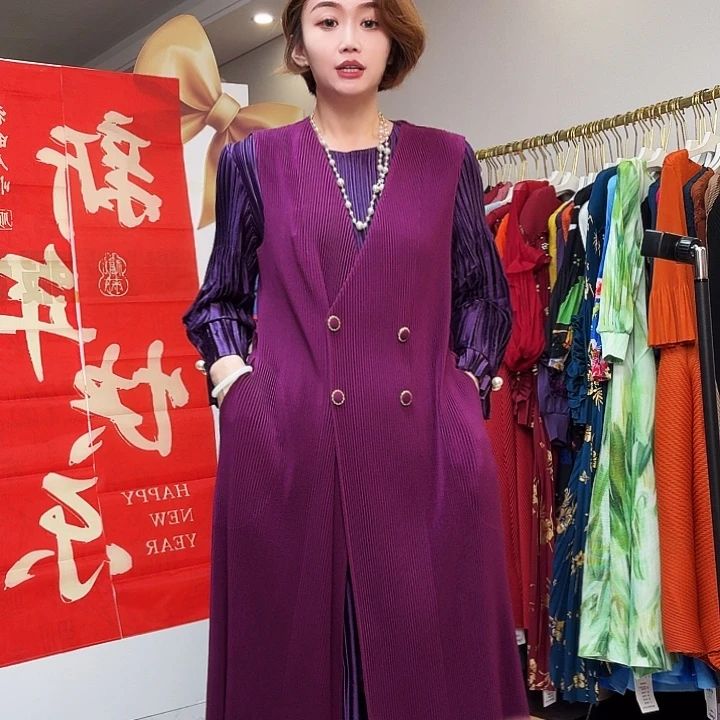 背心褶皱大码良缘我