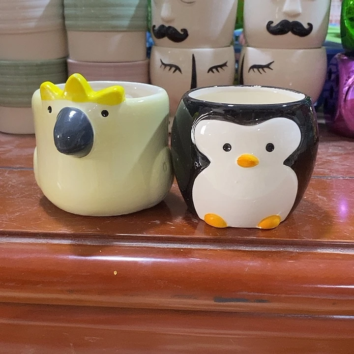 摆件多肉植物盆瑕疵有孔