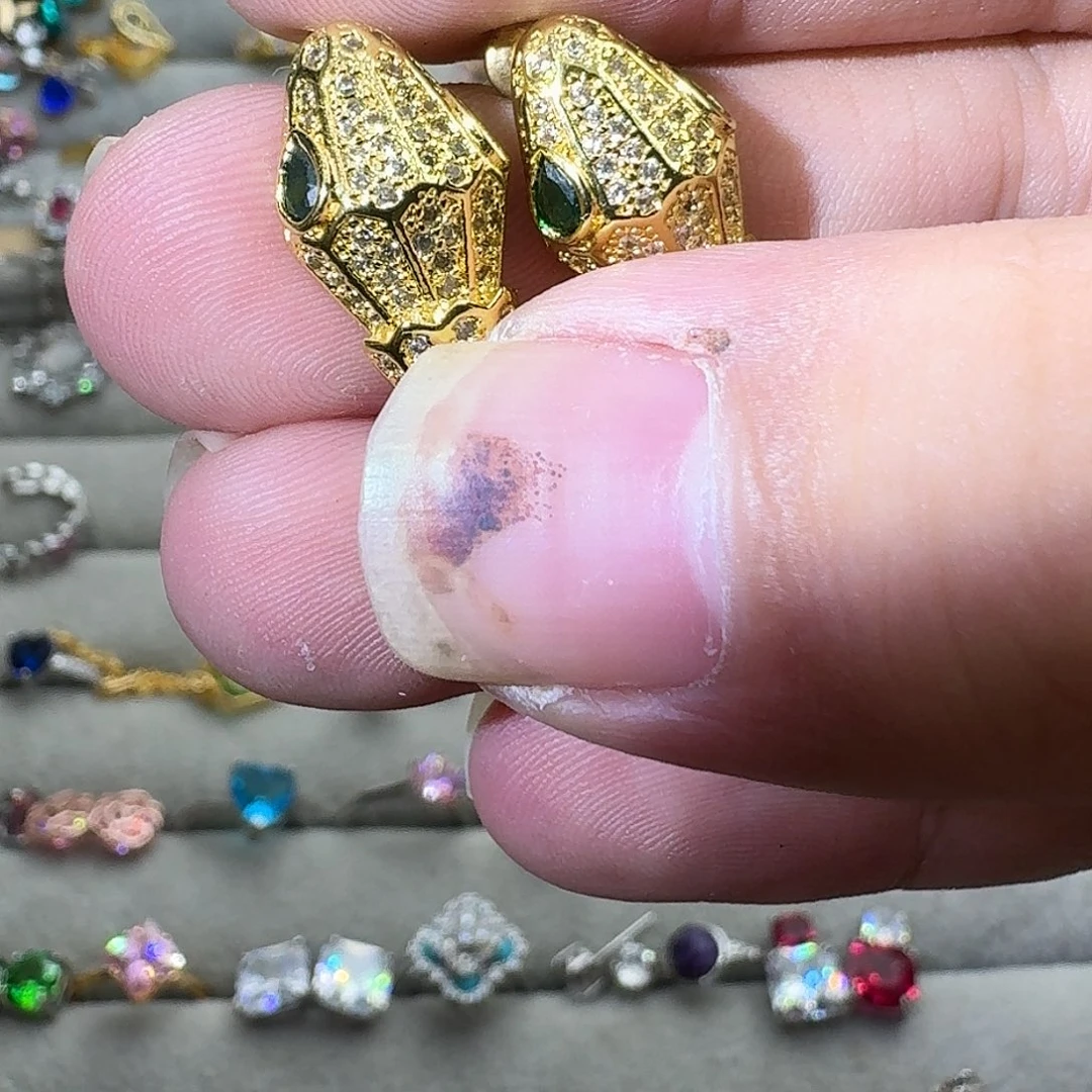 绿水晶戒指银S925镶嵌