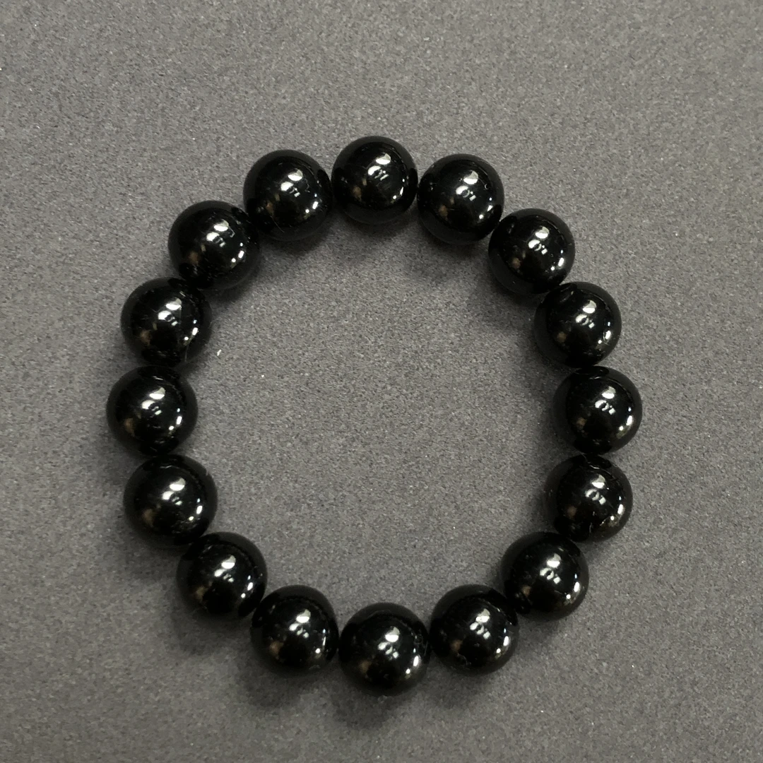 【亿轩珠宝】 翳珀圆珠单圈素串12mm+