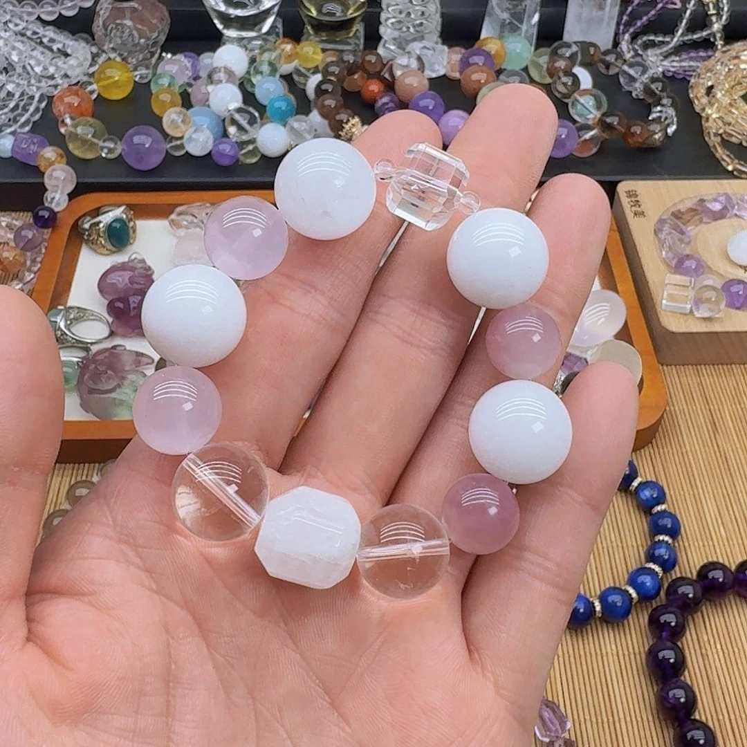 手链水晶银S925镶嵌