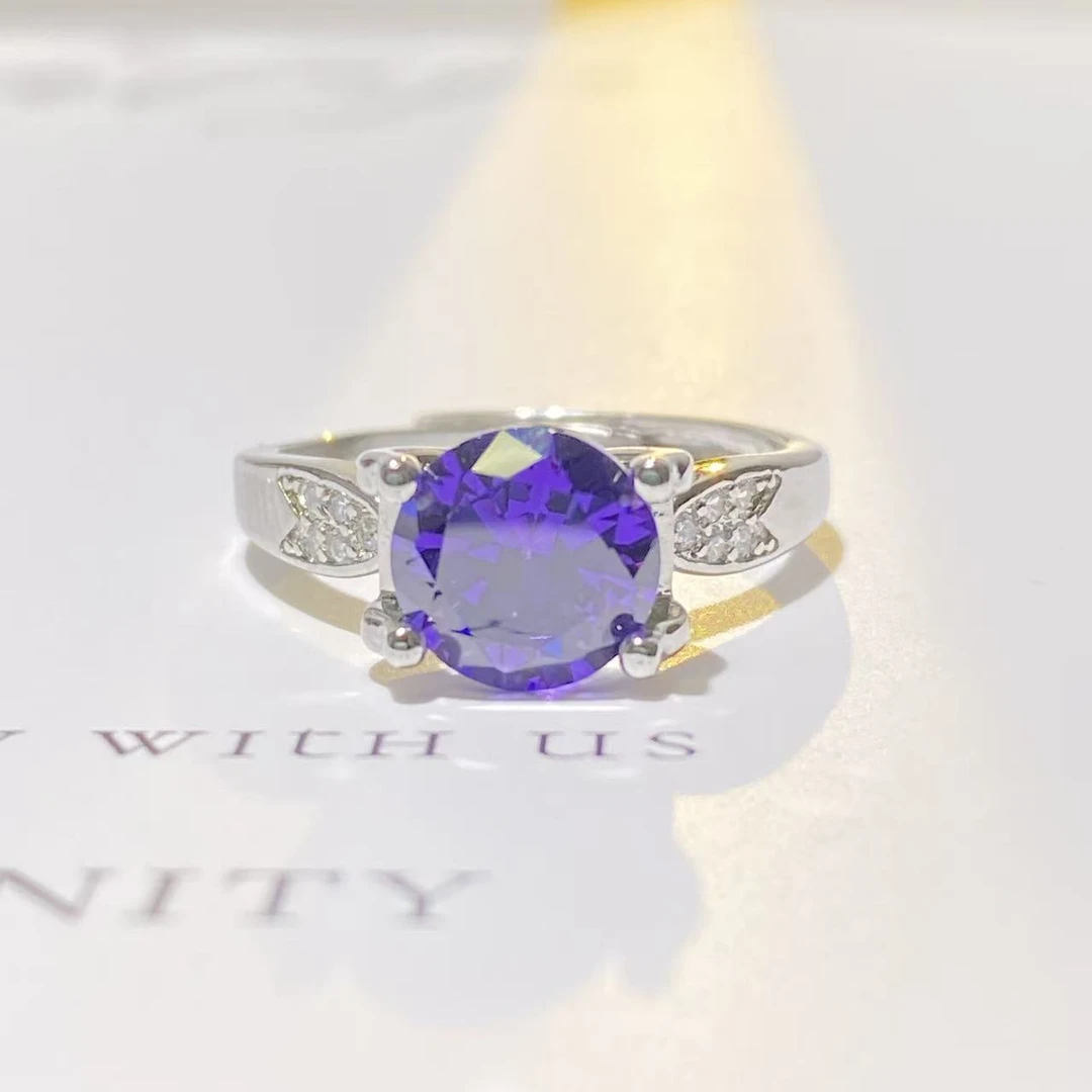 意大利轻奢-设计师高定款-高精切宝石戒指C-189