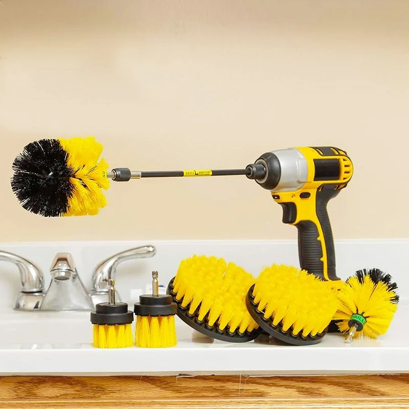 电动清洁刷手电钻套装多功能厨卫洗车洗鞋专用地板刷电动刷鞋刷头