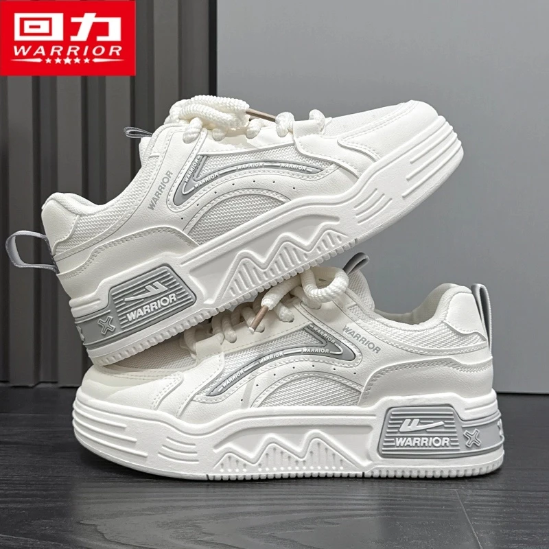 回力小白鞋女款2025夏款新款网面休闲透气厚底百搭小众潮流板鞋女