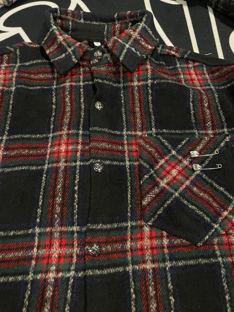 Charm Mantra【924-1】克的三色格子外套