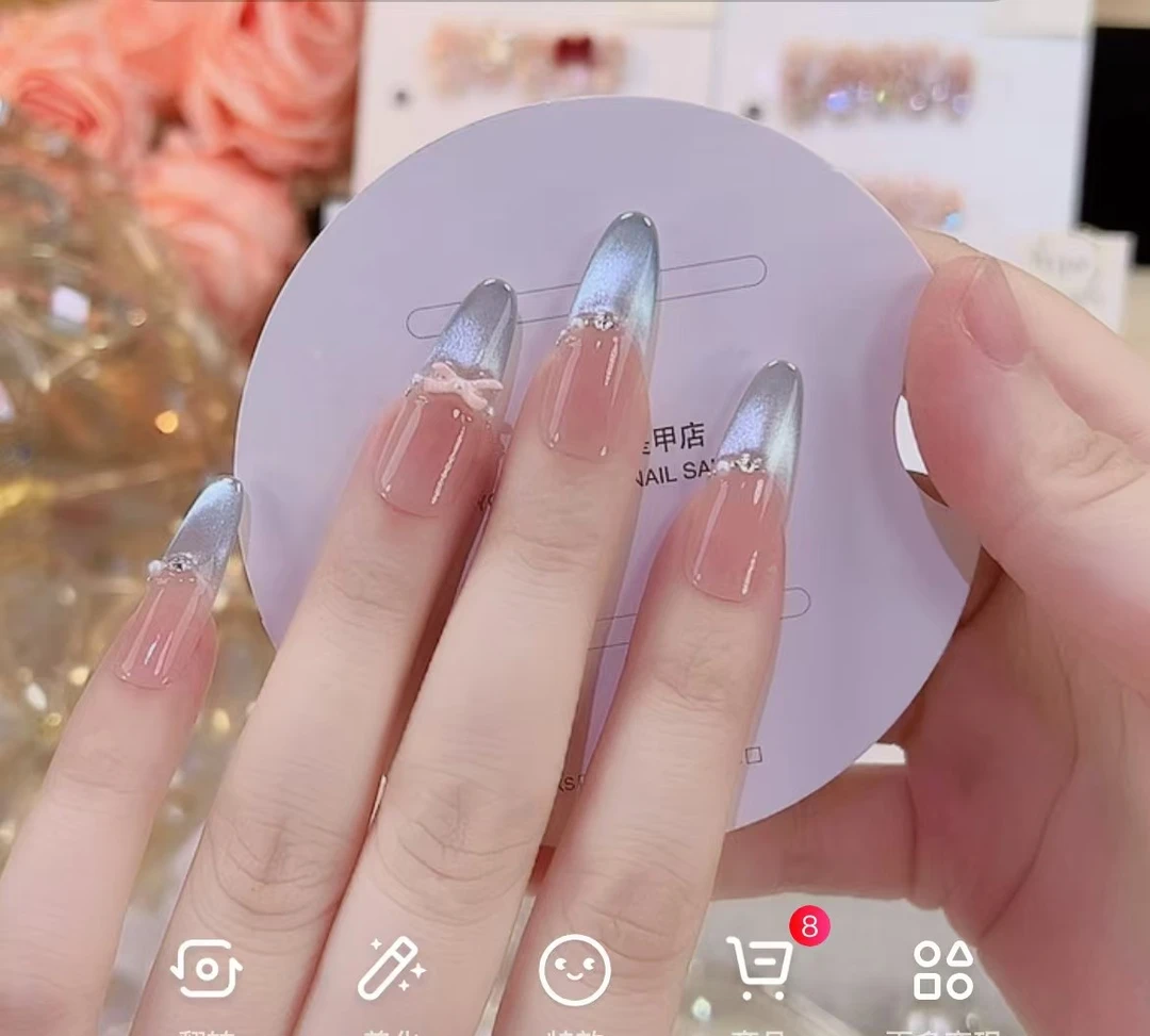【海盐精灵】慕颜-手工穿戴甲美甲贴