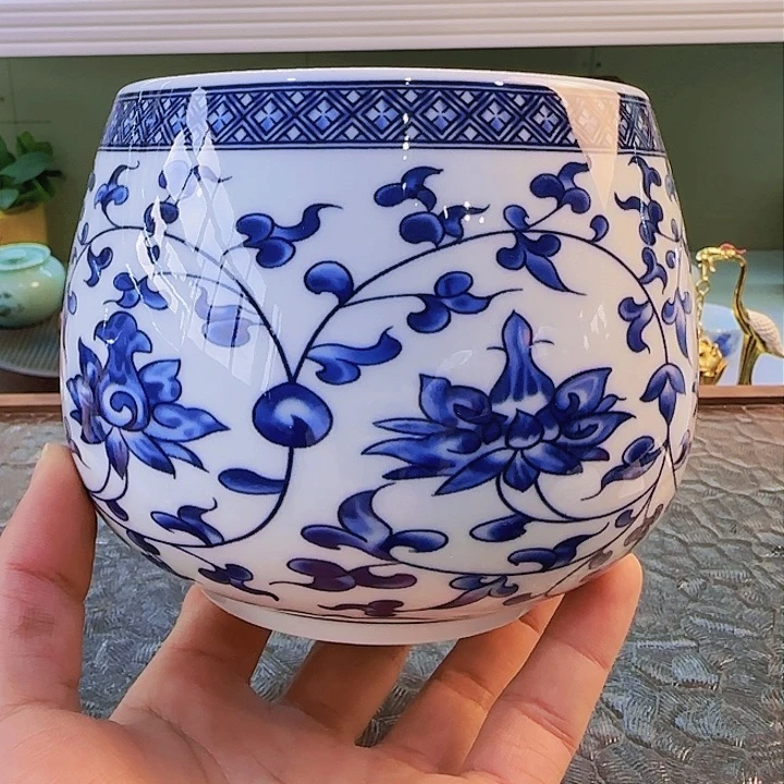 青花瓷器茶具茶叶罐旅行套装