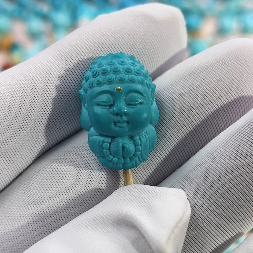 绿松石珠宝奇石未镶嵌