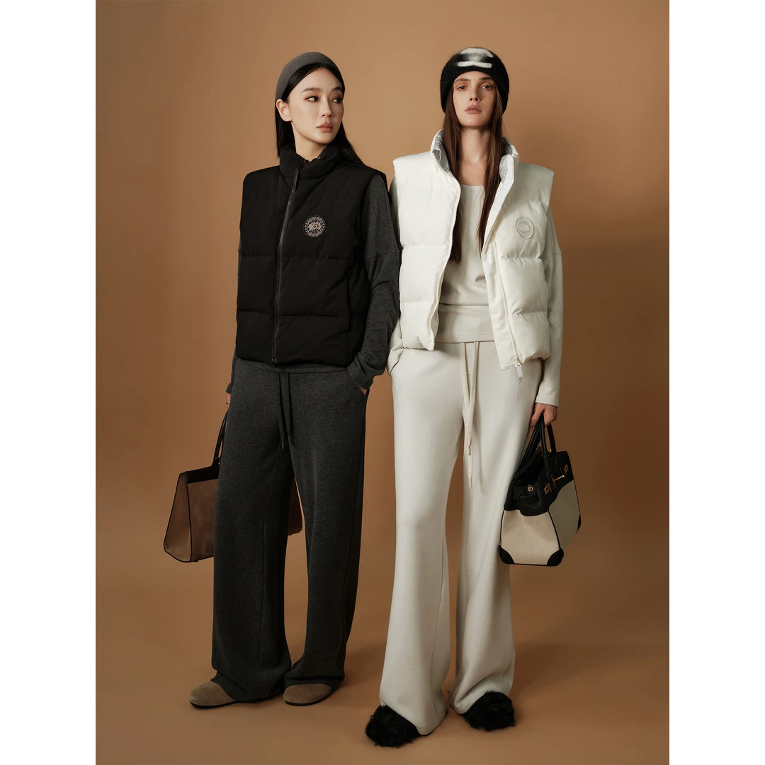 周淼【工装机能】三星90羽绒马甲女保暖百搭羽绒服ZM25Y8746Z