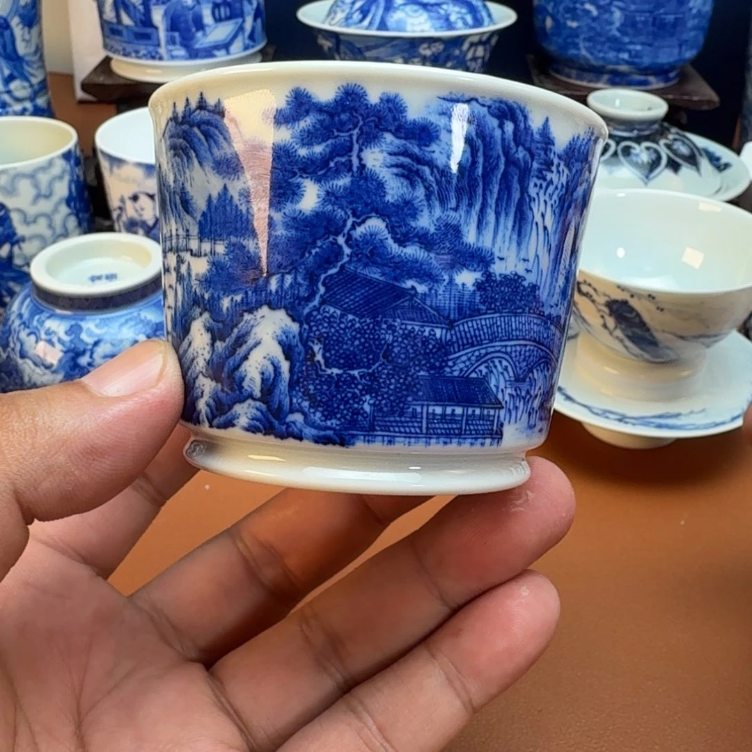 杯子景德镇全手工手绘陶瓷