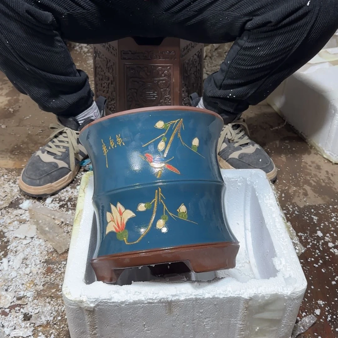 紫砂花盆口径20.20口径