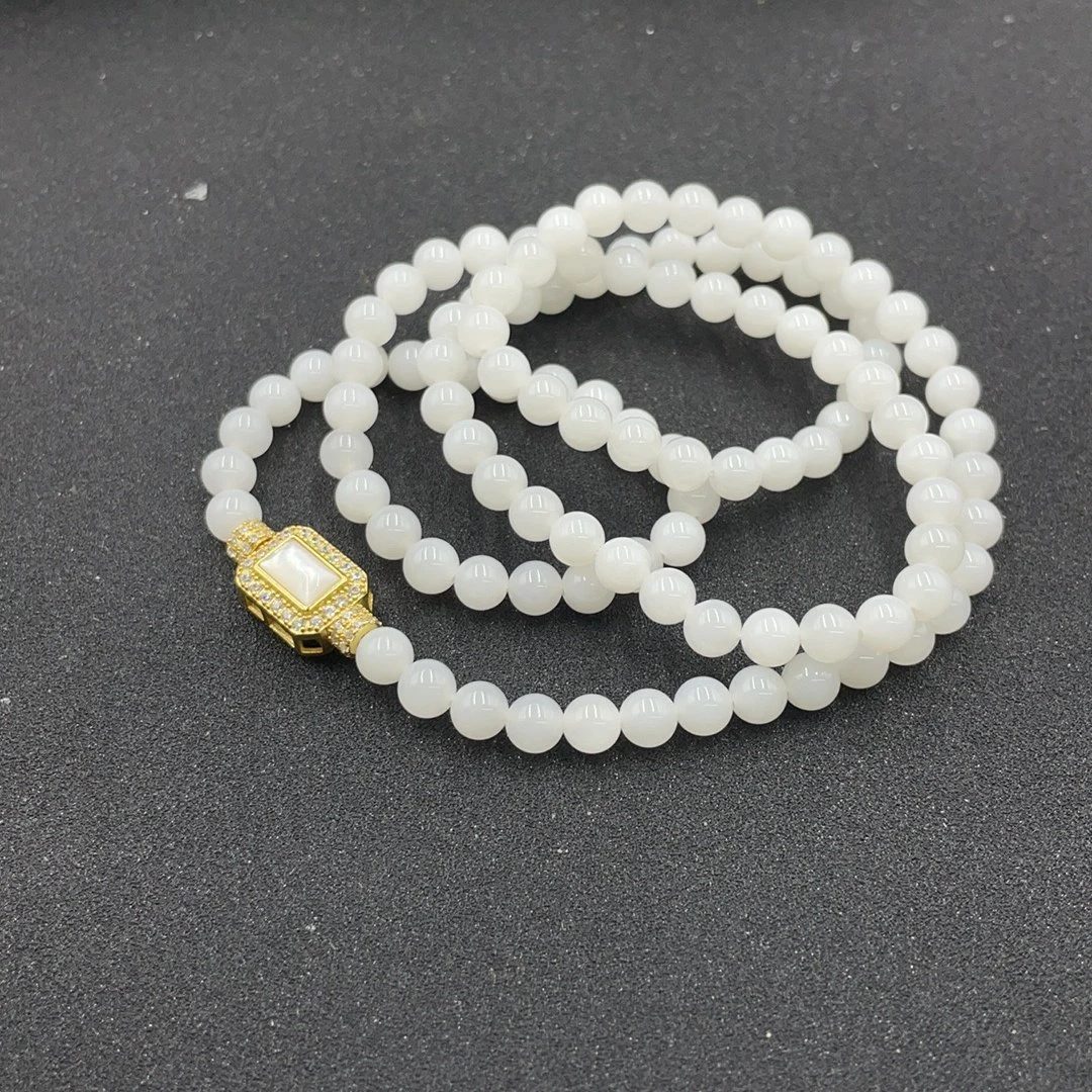 BY0524标1082 北玉精选 和田玉项链