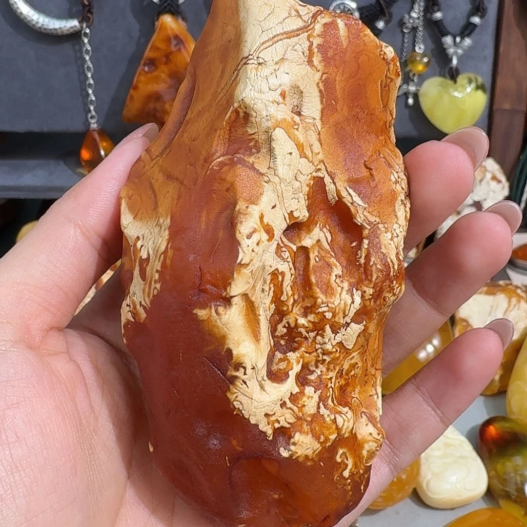 未镶嵌琥珀裸石我