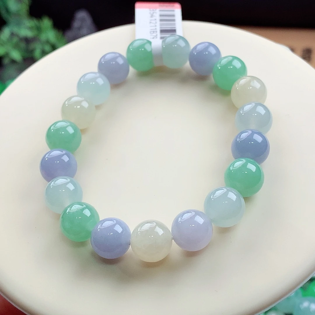 未镶嵌手链翡翠卡10mm