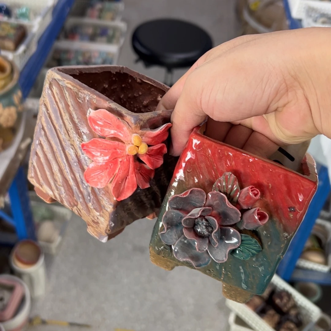 陶瓷多肉小花盆@@1908
