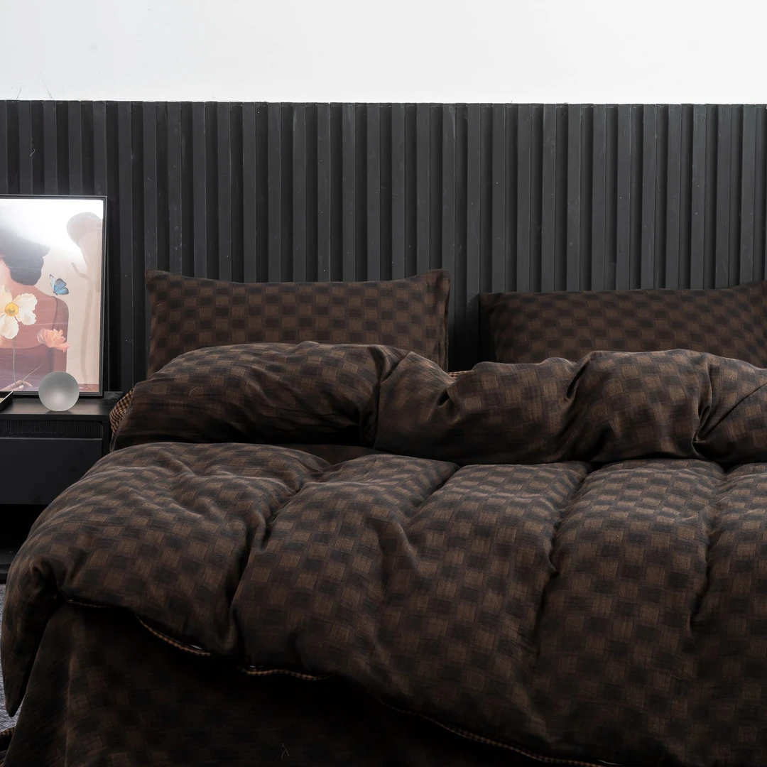 【法布丽娜】单品！全棉A类色织双层纱单床单单被套