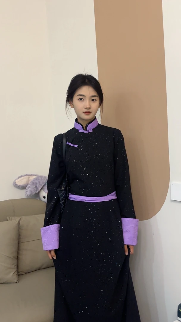 亮晶晶藏式礼服康巴安多西藏服藏装女装锅庄舞