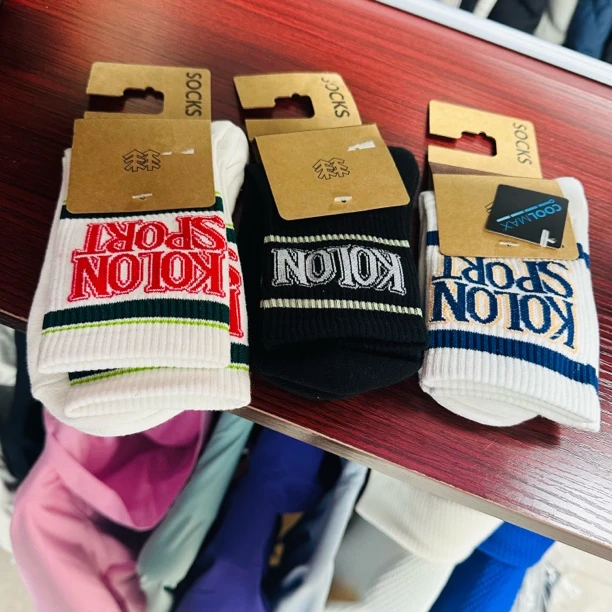KOLON SPORTS可隆女款户外棉袜 3双一组