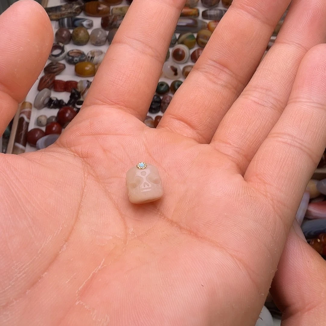 玛瑙/玉髓颈饰合金_*鹿