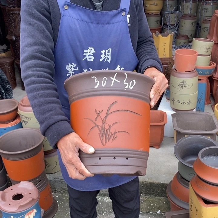 紫砂花盆紫砂花盆