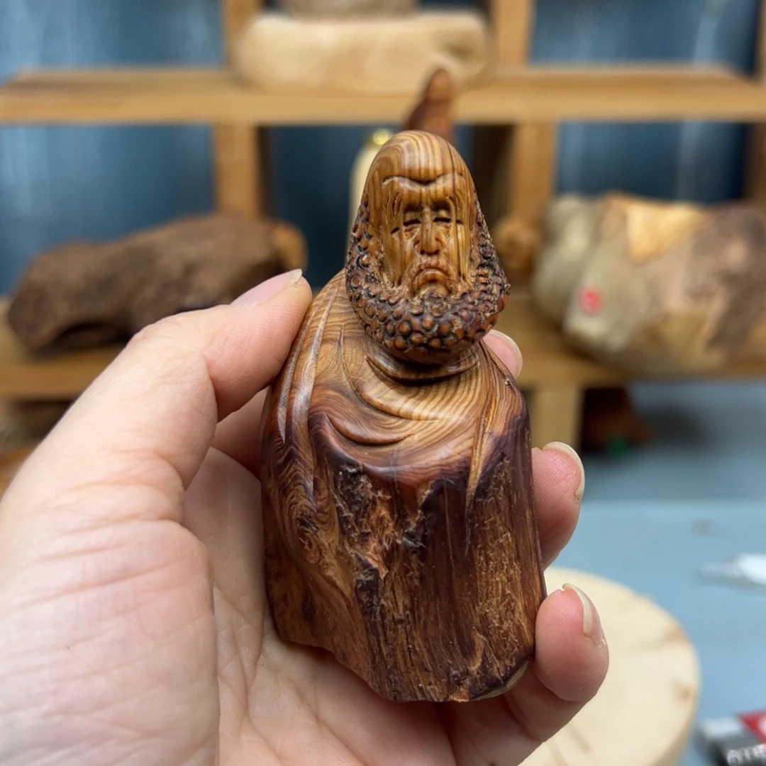 柏木崖柏木摆件手把件