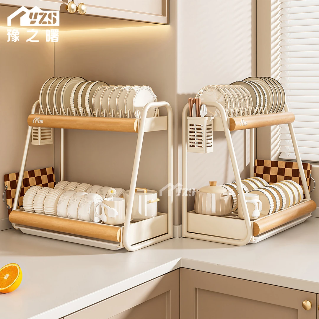 调料品置物架厨房双层家用台面多功能调味料放油盐酱醋的收纳架子