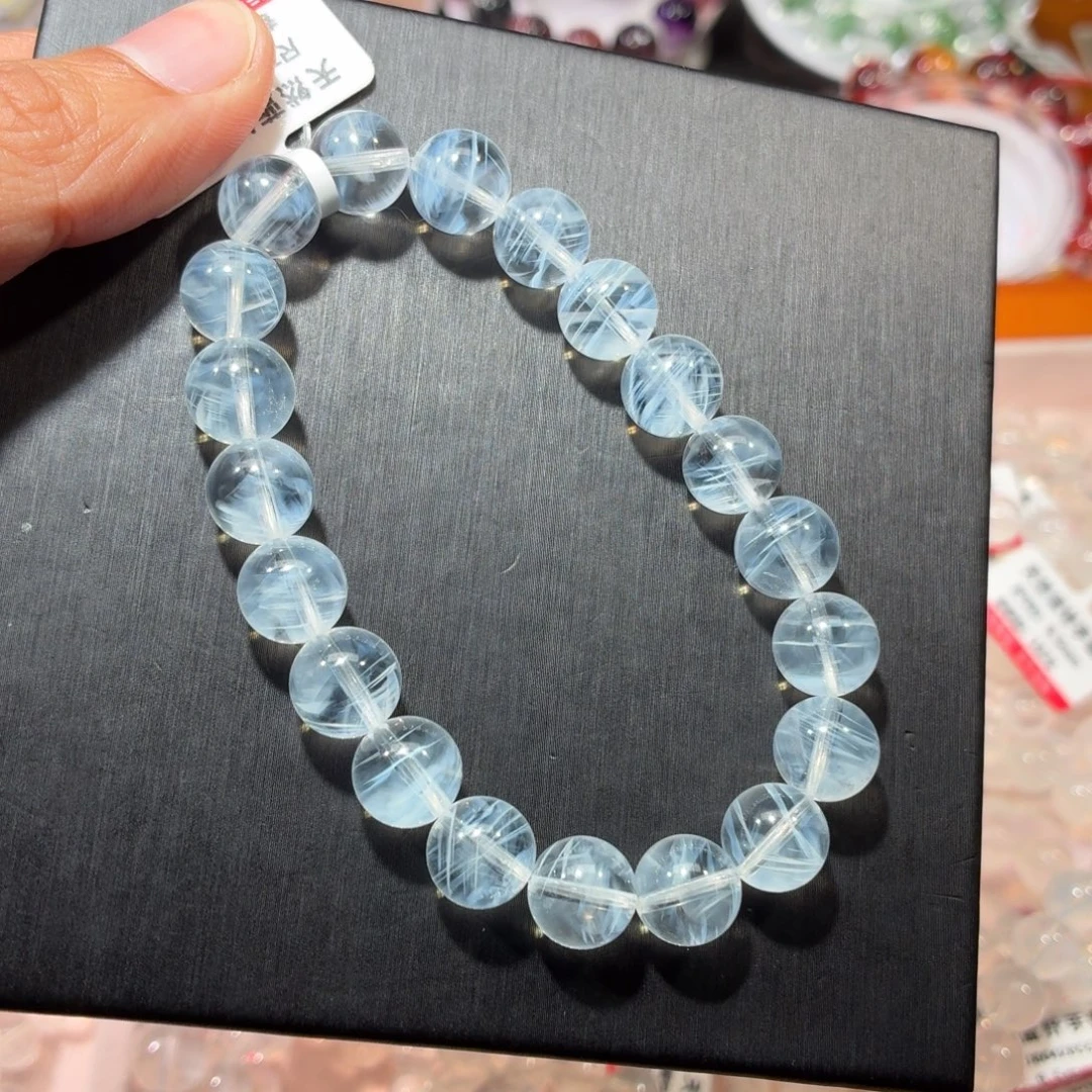 手链水晶未镶嵌蓝针9.5