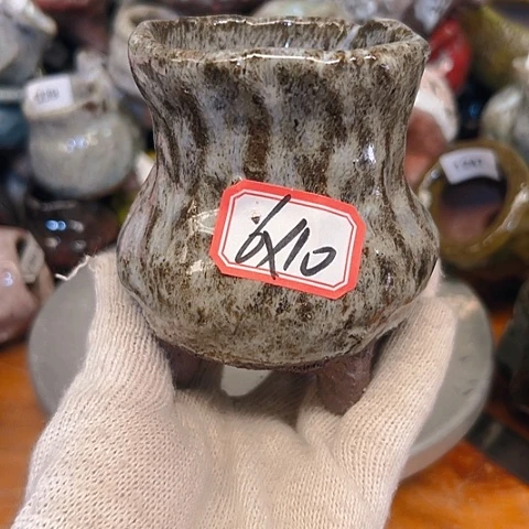 粗陶花盆手工花盆制作
