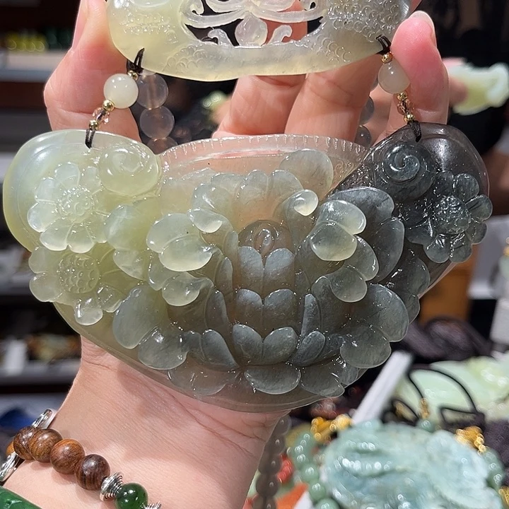 未镶嵌岫玉毛衣链