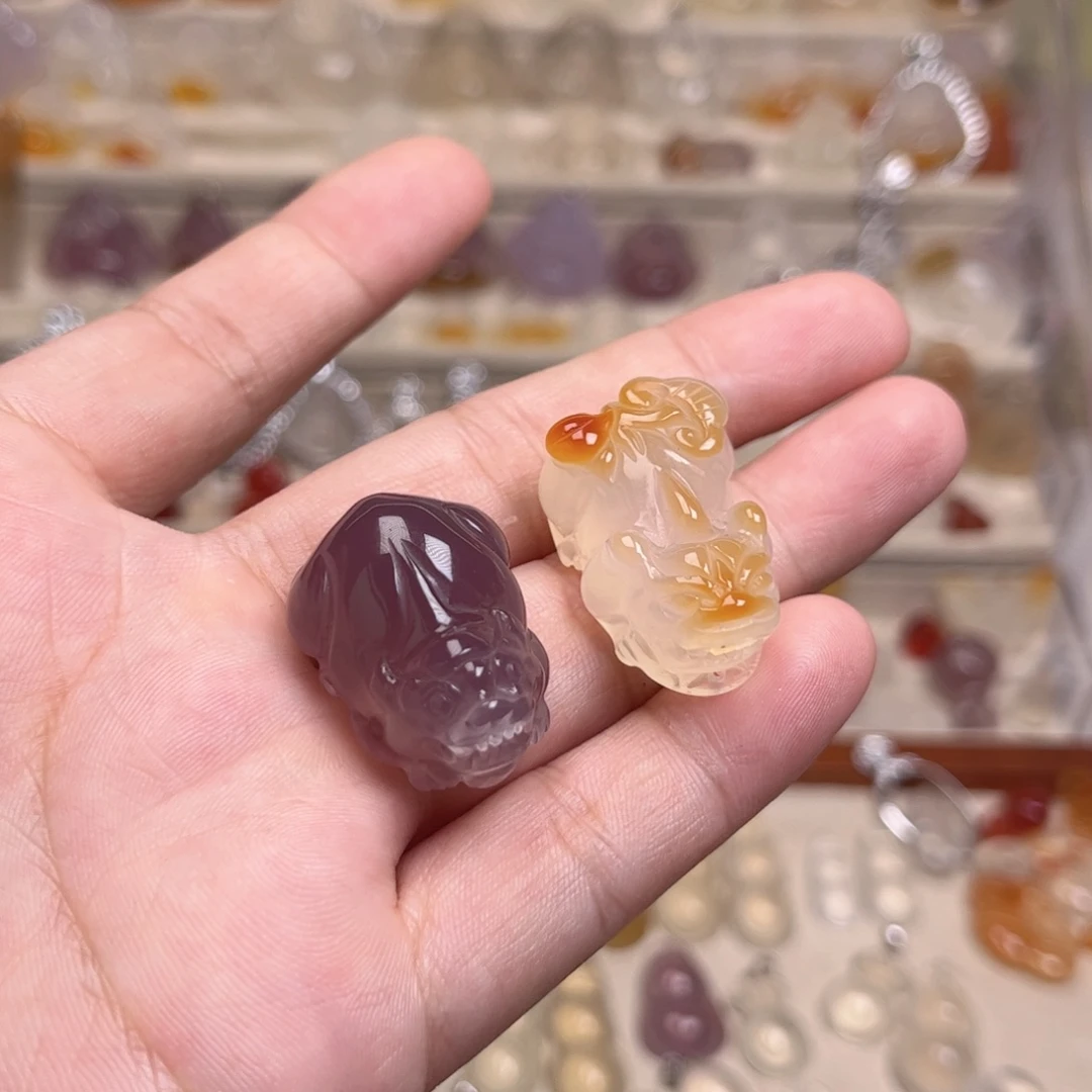 未镶嵌颈饰玛瑙/玉髓拍一发一