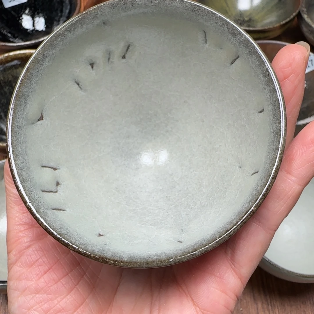 大***子柴烧建盏茶盏茶杯968