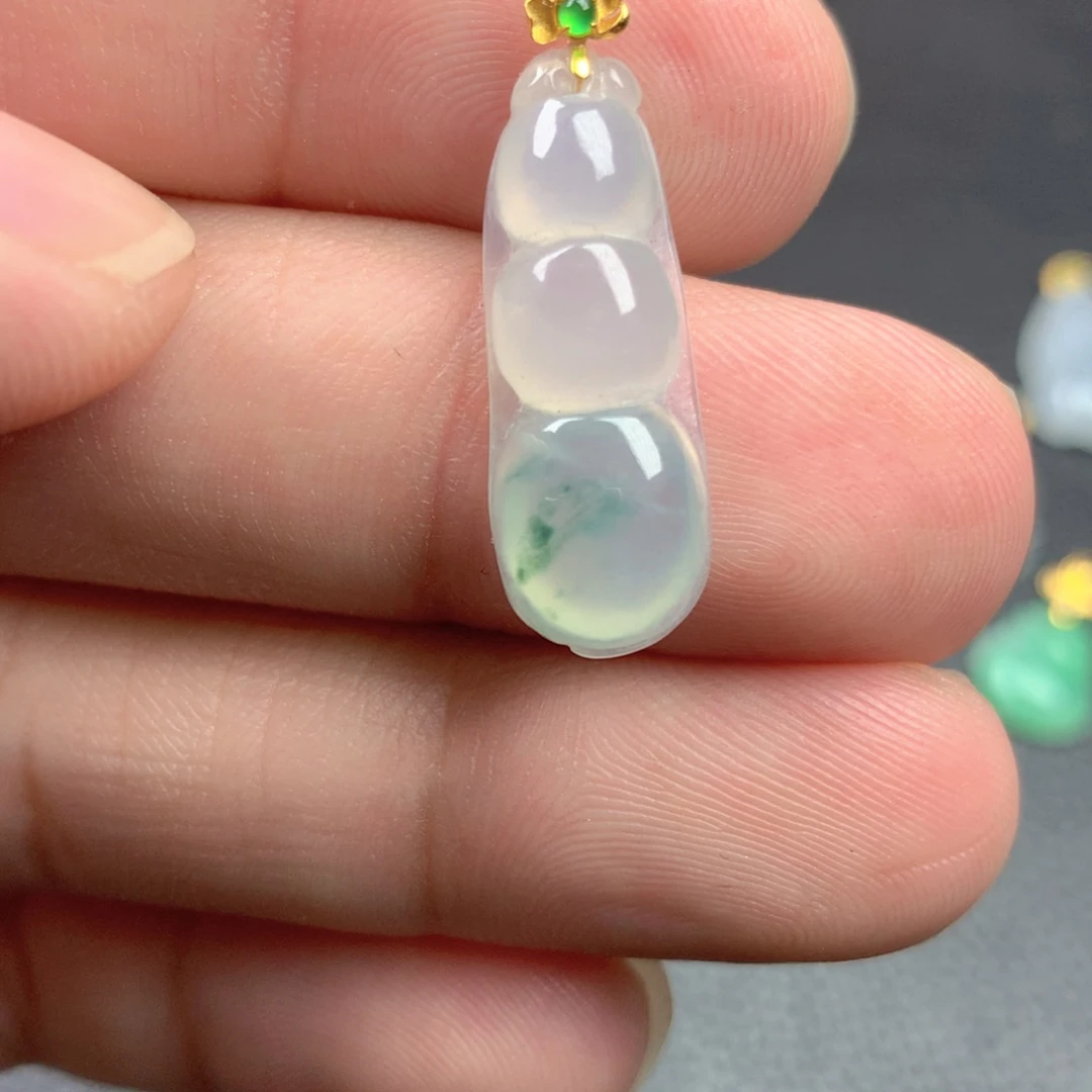 【闪购商品】颈饰18K金镶嵌翡翠翡翠