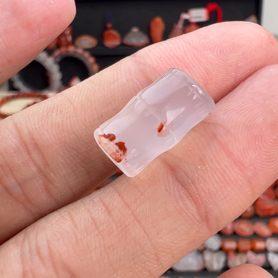 南红玛瑙未镶嵌颈饰竹节